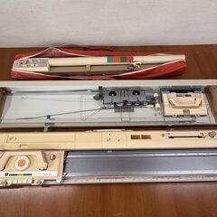 ブラザー編み機 パリエ3 KH-831 ブラザー編台 折りたたみ机 昭和レトロの画像