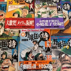 新野球狂の詩 全12巻セット+野球狂の詩vs.ドカベン1冊の画像