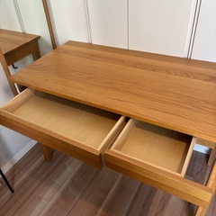 無印　デスクの画像