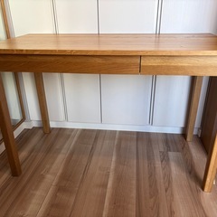 無印　デスクの画像