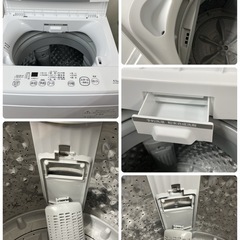 R054 ☀️ TOSHIBA 洗濯機 （洗濯4.5㎏) 21年製 AW-45M9 ⭐ 動作確認済 ⭐ クリーニング済の画像
