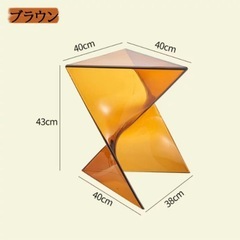 アクリル　スツールの画像