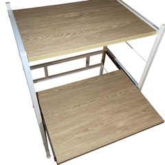 【ジ1226-13】 1人暮らしにピッタリなコンパクトサイズ3段キッチンラック 引き出し棚ありの画像