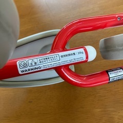 サ2512-276 IDES ディーバイク ミニ プラス 三輪車 レッド ホワイト キズ汚れ有りの画像