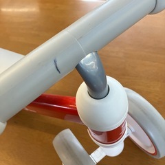 サ2512-276 IDES ディーバイク ミニ プラス 三輪車 レッド ホワイト キズ汚れ有りの画像