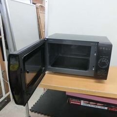 電子レンジ シャープ 2021年製 RE-T171 ブラック 17L フラット庫内 あたため専用 黒 札幌市 西野店の画像