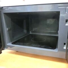 電子レンジ シャープ 2021年製 RE-T171 ブラック 17L フラット庫内 あたため専用 黒 札幌市 西野店の画像