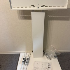 テレビスタンド キャスター付 棚板付き 32〜 70インチ対応の画像