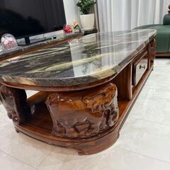 大理石  センター テーブルの画像