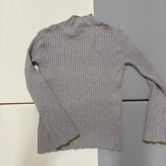 【美品】LOWRYS FARM バイカラーフレアロングスリーブ　の画像