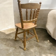 椅子　ヴィンテージ　ダイニングチェア　カフェチェア　剥離の画像