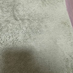 キッチンマット　2枚セット　グリーンとベージュ　カーペット　ラグの画像