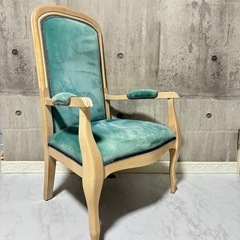 【決まりました】アンティークチェア 椅子 ブルー ホワイト ロココ 中世 シンプル 北欧 家具 猫足 ビンテージ ヴィンテージ 子供部屋 かわいいの画像