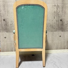 【決まりました】アンティークチェア 椅子 ブルー ホワイト ロココ 中世 シンプル 北欧 家具 猫足 ビンテージ ヴィンテージ 子供部屋 かわいいの画像