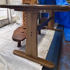 ダイニングテーブル｜幅150cm｜しっかりした造り｜使用感ありの画像