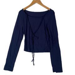 Dazy Dazy 長袖Tシャツ ネイビー レディース M【古着】【中古】の画像