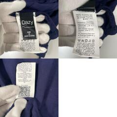 Dazy Dazy 長袖Tシャツ ネイビー レディース M【古着】【中古】の画像