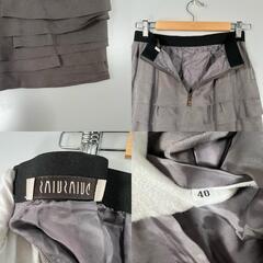 SWINSWING SWINSWING ミニスカート ポリエステル/その他 グレー レディース 12M 40【古着】【中古】の画像