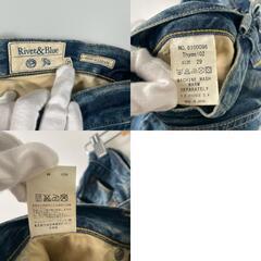 Rivet&Blue Rivet&Blue デニムパンツ コットン ブルー レディース【古着】【中古】の画像