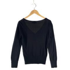 JILLSTUART ジルスチュアート カーディガン アクリル ブラック レディース M【古着】【中古】の画像