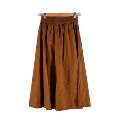 ノーブランド  スカート ポリエステル ブラウン レディース XXS S【古着】【中古】の画像