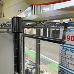 ☆お買い得☆メタルラック☆ハンガーポール付き☆の画像