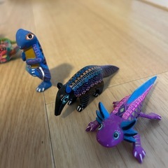 【美品】アレブリヘス　メキシコ　木彫り工芸品の画像