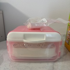 マイコン調乳ポット ミルクタイム ・ピジョン電子レンジスチーム薬液消毒ケース ・ピジョン哺乳瓶120mlの画像