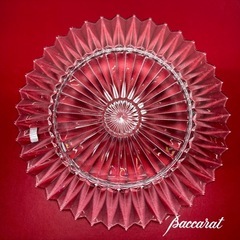 ☆ドリーム荒牧店☆ジモティー割引有Baccarat バカラ ミルニュイ プレート 26cm ディッシュの画像