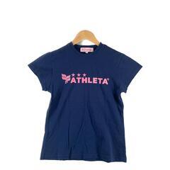 ATHLETA アスレタ 半袖Tシャツ コットン ネイビー レディース L【古着】【中古】の画像