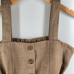 GORGE GORGE キャミソール ポリエステル ブラウン レディース F【古着】【中古】の画像