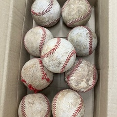 硬式ボール　使用品9個の画像