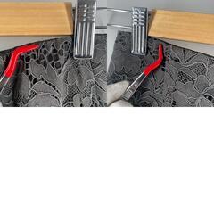 NOLLEY'S sophi ノーリーズソフィ その他 スカート ナイロン グレー レディース 4T 36【古着】【中古】の画像