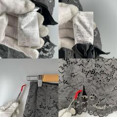 NOLLEY'S sophi ノーリーズソフィ その他 スカート ナイロン グレー レディース 4T 36【古着】【中古】の画像