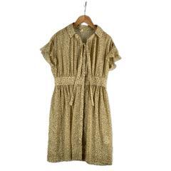 heliopole エリオポール その他 ワンピース ポリエステル イエロー レディース 36【古着】【中古】の画像