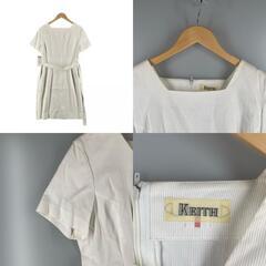 KEITH キース ワンピース コットン ホワイト レディース【古着】【中古】の画像