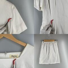 KEITH キース ワンピース コットン ホワイト レディース【古着】【中古】の画像