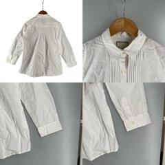 Tiara ティアラ ブラウス コットン ホワイト レディース【古着】【中古】の画像