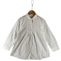 Tiara ティアラ ブラウス コットン ホワイト レディース【古着】【中古】の画像