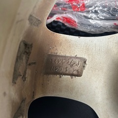 日産ノート　ホイールタイヤの画像