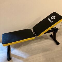 【ひろ様専用・現金支払】トレーニングチェア・トレーニングベンチ（4段階調節・折りたたみ式）の画像