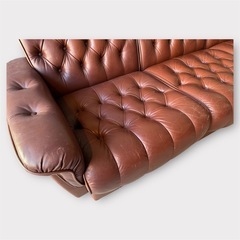 カリモク　ソファー　３人掛け　セパレート　3P ヴィンテージ　アンティークの画像