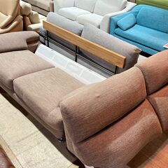 【愛品館 市原店】ファブリック2人掛けソファの画像