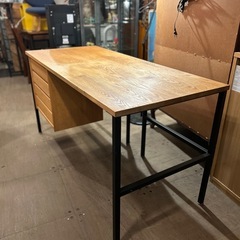 脇木工 モモナチュラル  UNIT desk UNIT デスク ワークデスク 作業机 引き出し付き 木製 スチールフレーム 家具　オーク　オーク材　無垢　無垢材　天然木　ナチュラル　パソコンデスク　 UNIT Desk UNIT Work Desk Wooden Desk Drawer Steel Frame Furniture  oak natural の画像