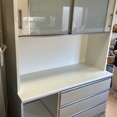 キッチンラック　キッチン収納　キッチンボード　レンジボード　食器棚の画像