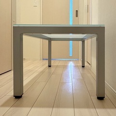 【お取引が決まりました】ガラステーブル（ローテーブル・コーヒーテーブル・センターテーブル）の画像