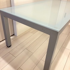 【お取引が決まりました】ガラステーブル（ローテーブル・コーヒーテーブル・センターテーブル）の画像