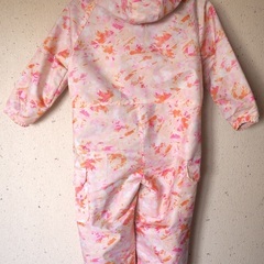 女児用ジャンプスーツ　スキー　雪遊び　ピンク　110cmの画像