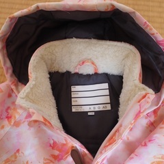 女児用ジャンプスーツ　スキー　雪遊び　ピンク　110cmの画像