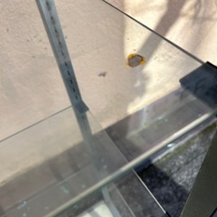 決まりました。ガラス棚の画像